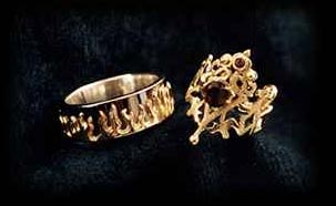 white gold and yellow gold fire and crown ring set.jpg